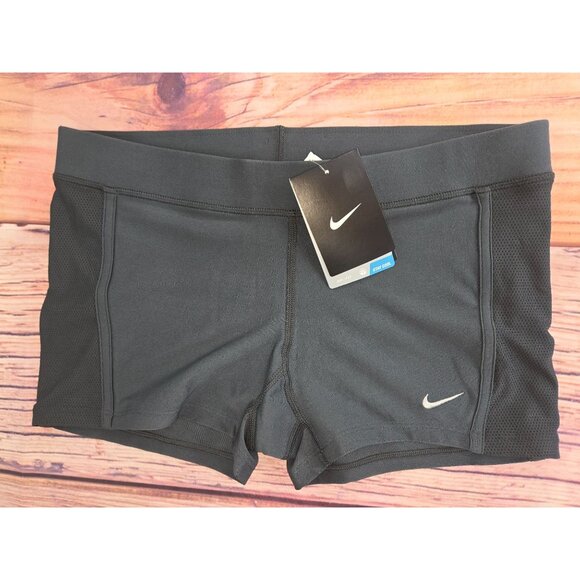 Nike Dri-Fit Womens Running Shorts Small Gray New with Tags - Picture 1 of 9